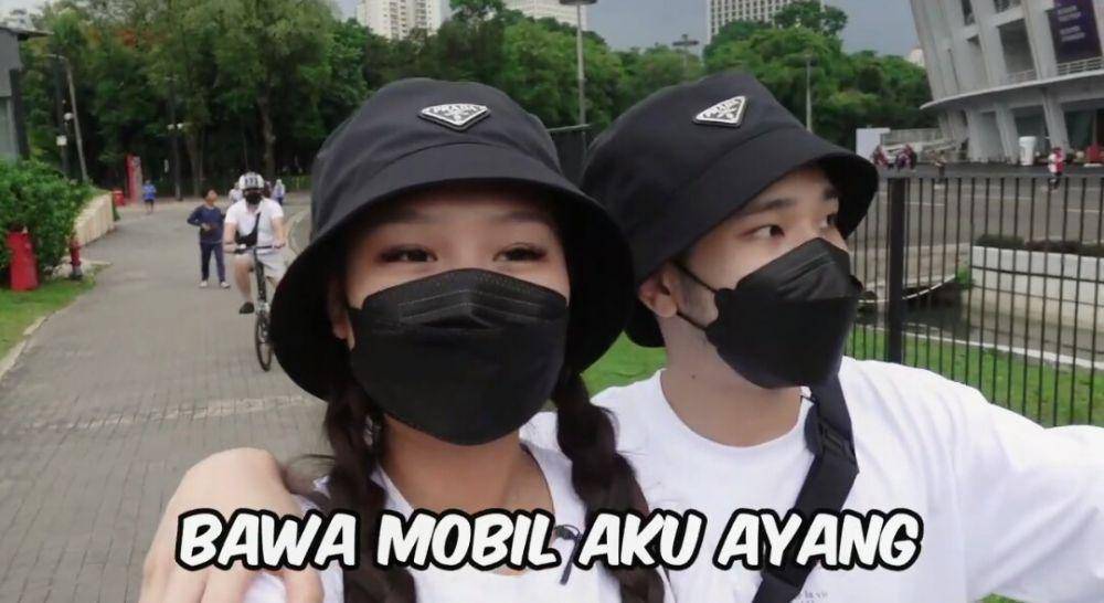 Jess No Limit dan Sisca Kohl olahraga di GBK (dok. youtube.com/Jess No Limit)