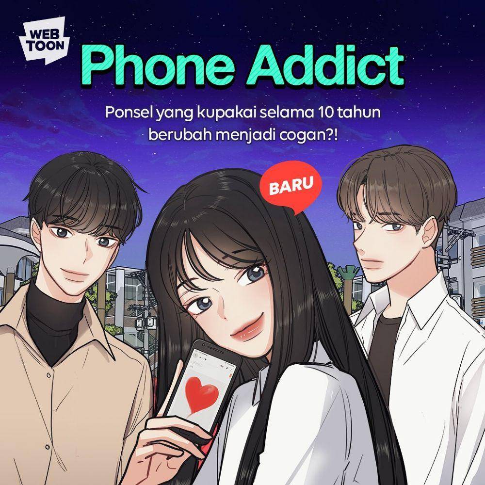 poster webtoon Phone Addict (instagram.com/linewebtoon.id)