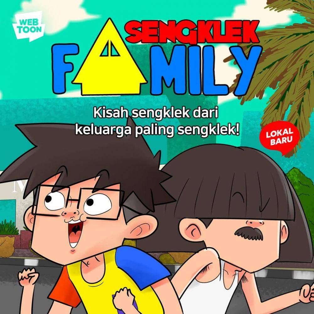 poster webtoon Sengklek Family (instagram.com/linewebtoon.id)