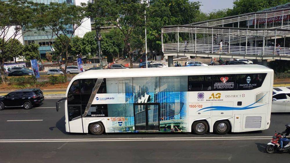 Ilustrasi Bus Wisata Transjakarta (instagram.com/kenang.angandrowa)