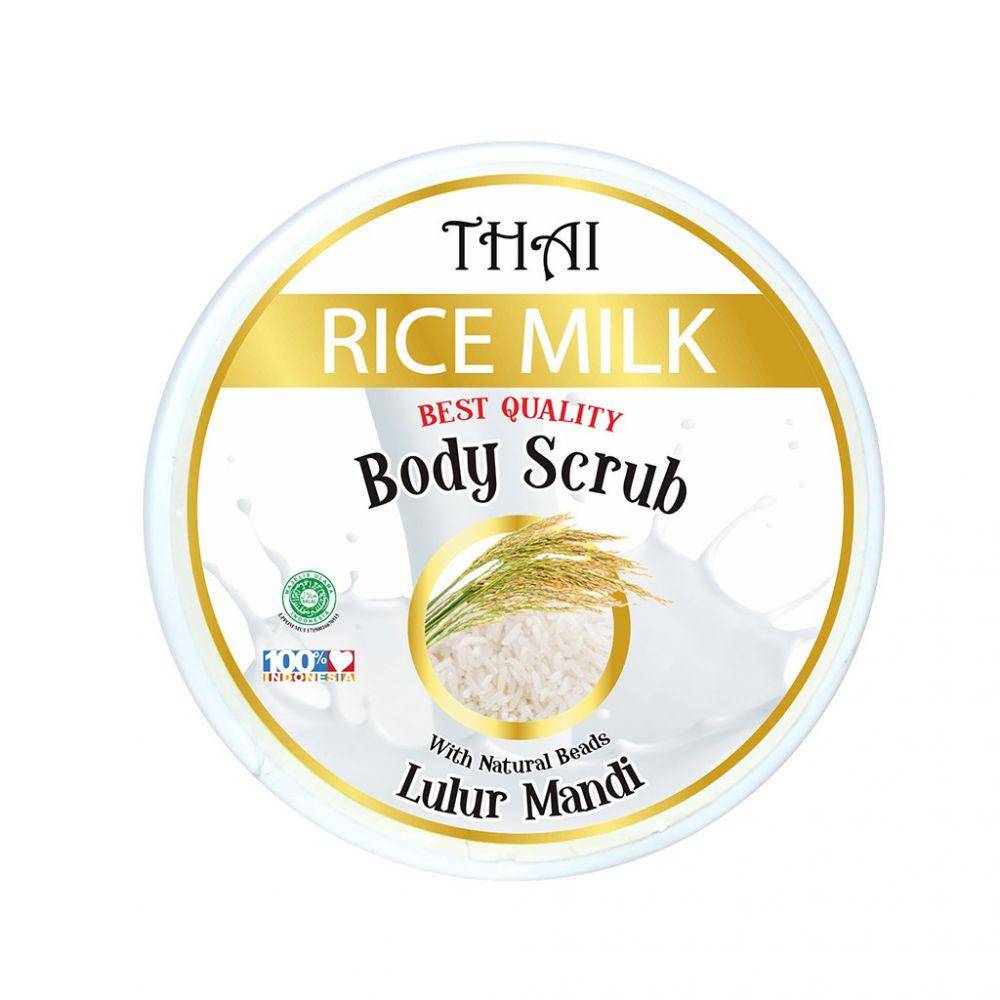 Thai Rice Milk Body Scrub (shopee.co.id/thaicosmetic)