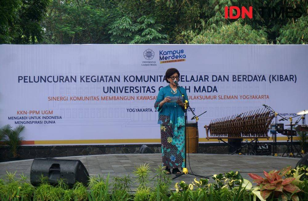 Rektor UGM, Prof. Ova Emilia. (IDN Times/Herlambang Jati Kusumo).