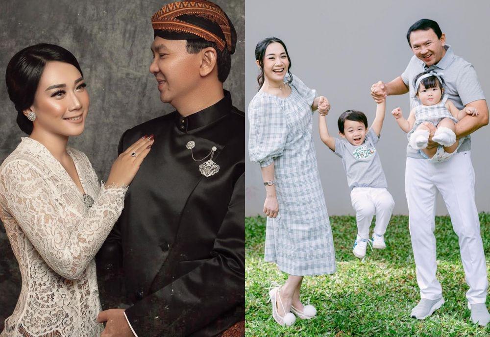 9 Ide Foto Keluarga ala Ahok dan Puput Nastiti, Selalu Kompak!