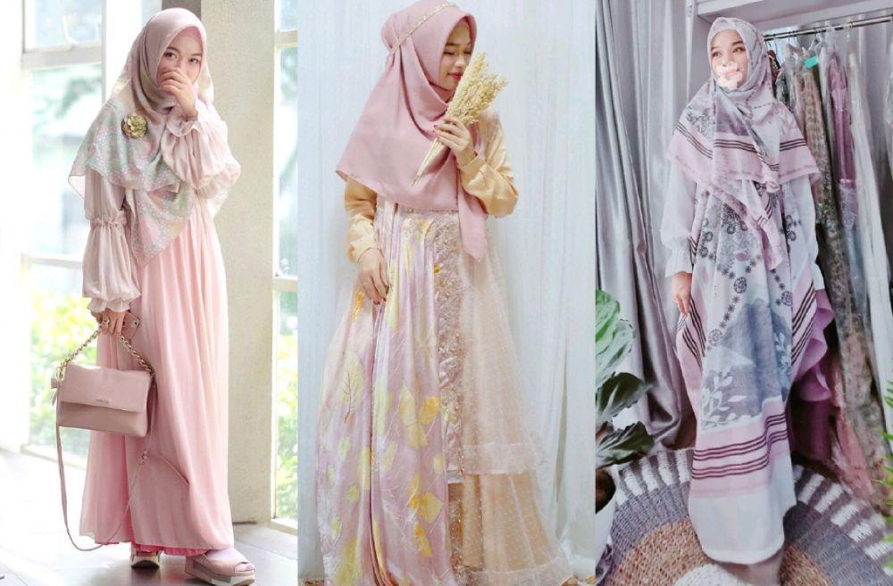 10 OOTD Kondangan Ghaida Tsurayya, Koleksi Gamisnya Anggun Memikat