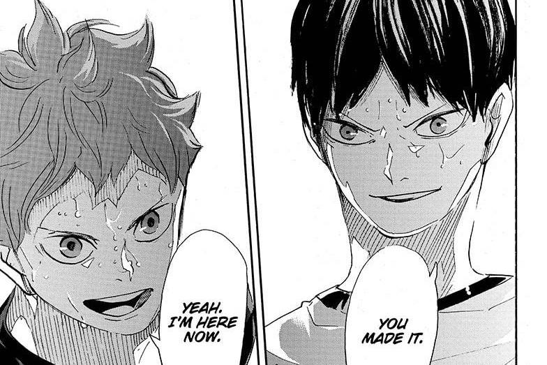 persaingan Shoyo Hinata dan Tobio Kageyama sebagai rival (dok. Shueisha/Haikyuu!!)