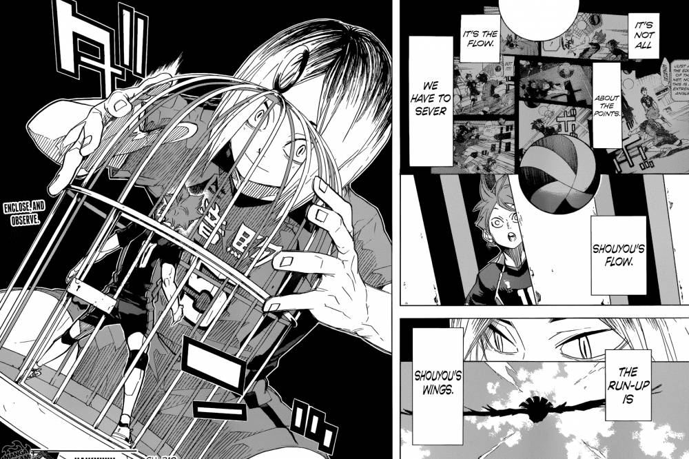 visual sangkar burung Kenma Kozume (dok. Shueisha/Haikyuu!!)