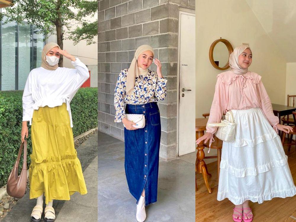 9 Padu Padan Rok buat Kuliah ala Adinda Valda, Curi Perhatian!