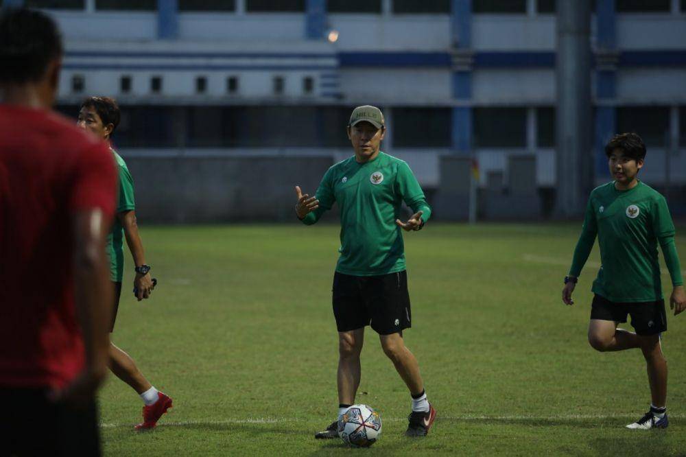 Timnas Indonesia menjalani latihan di Bandung. (pssi.org)
