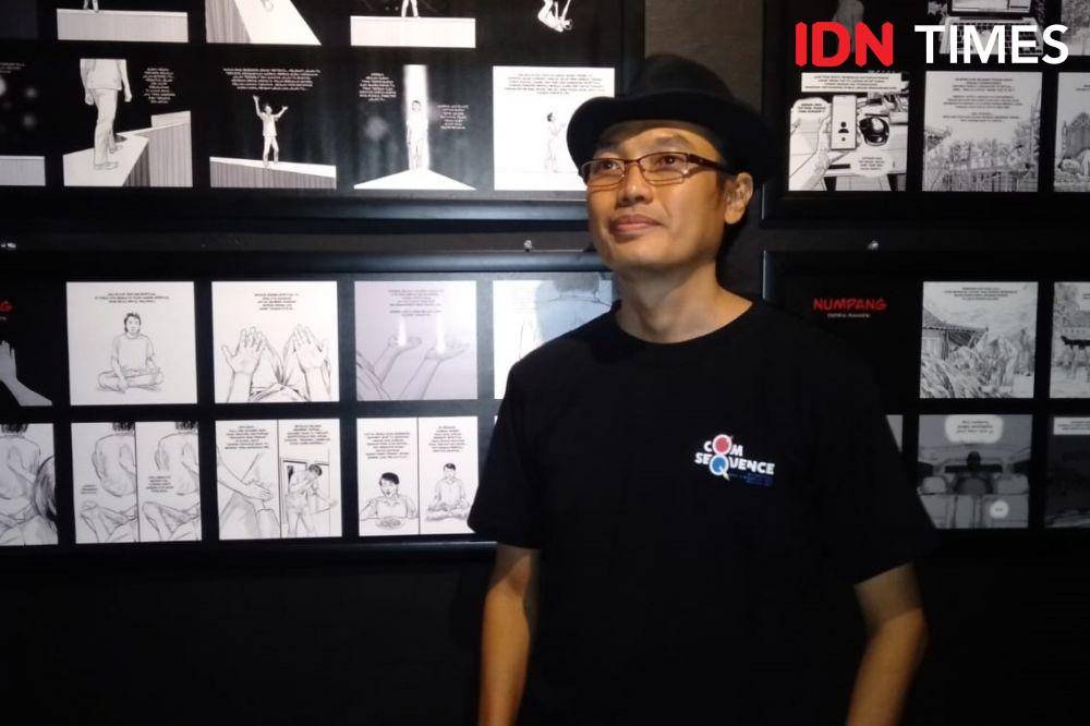 Indiria Maharsi, Terinspirasi Ngomik dari Makhluk Gaib