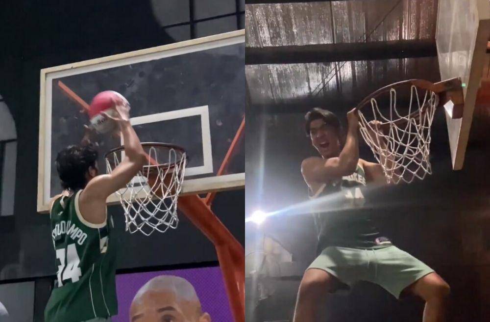 Arya Saloka dan Denny Sumargo bertanding basket (instagram.com/arya.saloka)