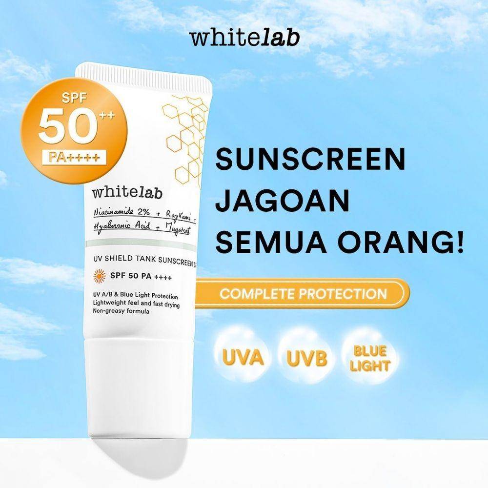 Whitelab UV Shield Tank Sunscreen  (instagram.com/whitelab_id)