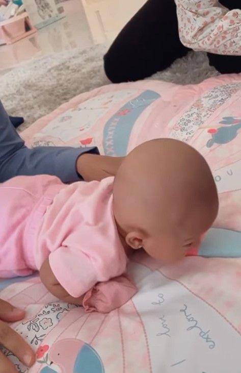 potret baby Moana (Instagram.com/riaricis1795)