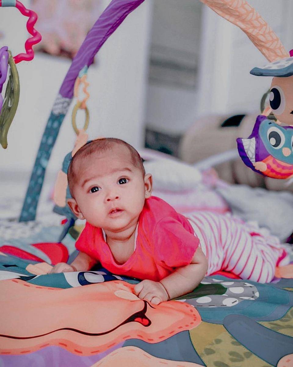 potret baby Moana (Instagram.com/riaricis1795)