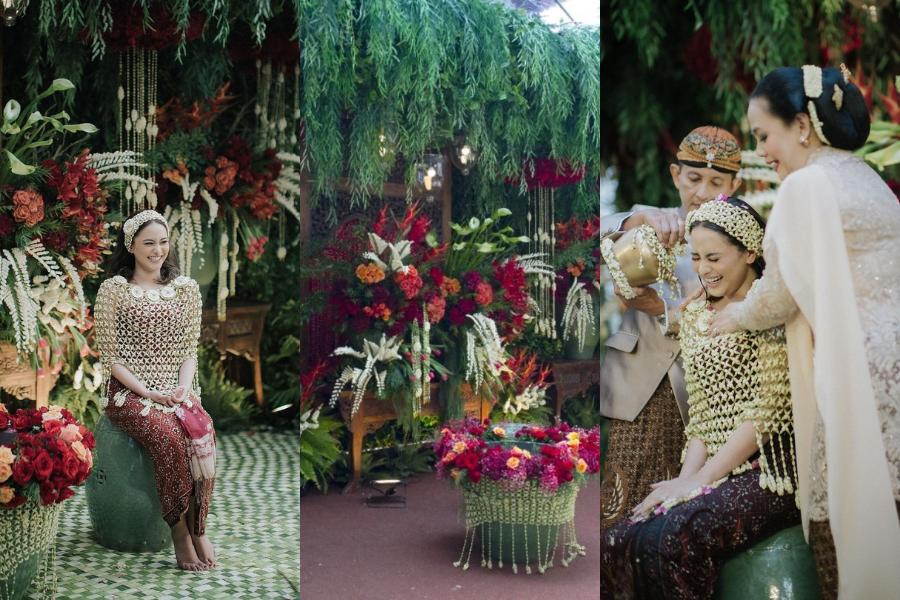 5 Inspirasi Dekorasi Acara Siraman Amanda Khairunnisa, Bertabur Bunga
