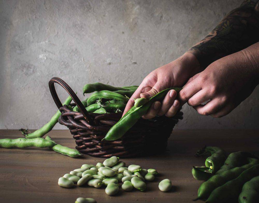 ilustrasi kacang polong (unsplash.com/@twistsandzests)