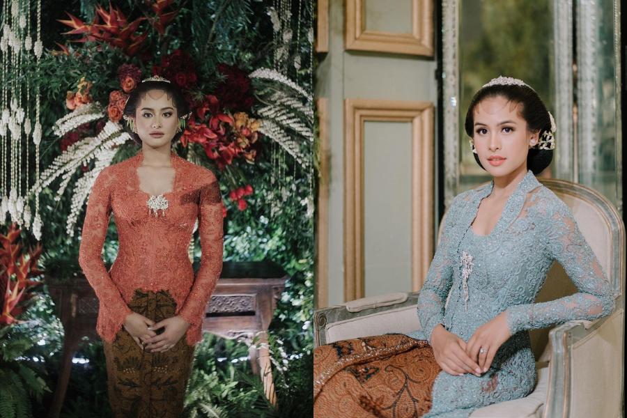 9 Adu Gaya Siraman Amanda vs. Maudy Ayunda, Sama-sama Bikin Takjub