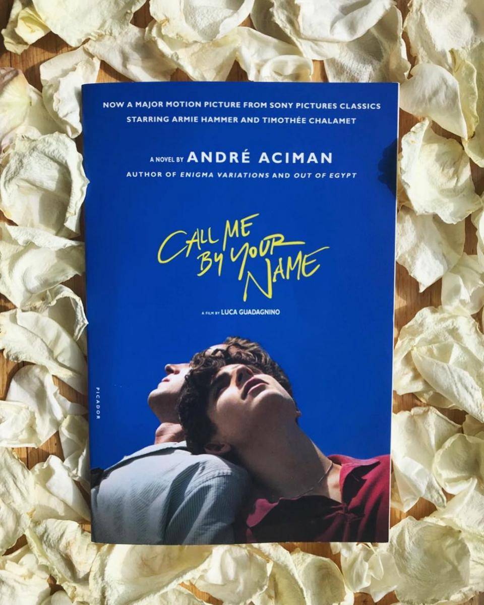 novel Call Me by Your Name (instagram.com/macmillanreads)