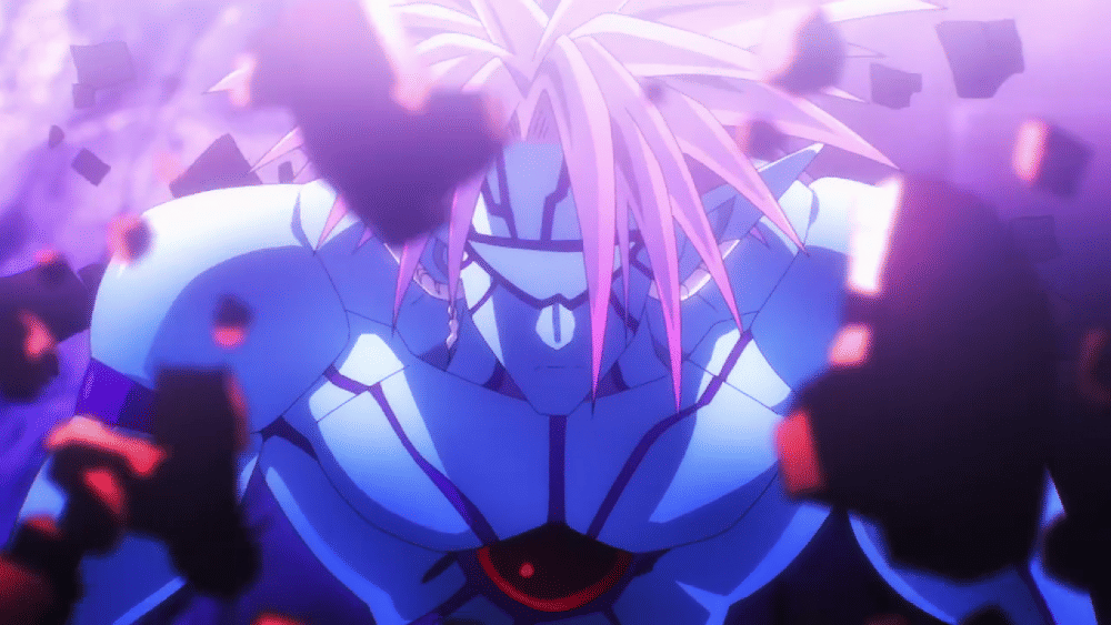 Baju zirah Boros hancur karena Saitama (dok. Madhouse/ One Punch Man)