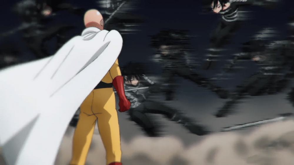 Jouei Sou milik Sonic untuk membunuh Saitama ternyata tak cukup (dok. J.C.Staff/ One Punch Man)