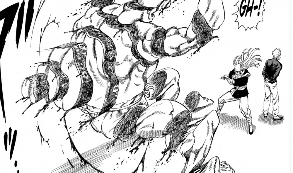 Whirlwind Iron Cutting Fist milik Bomb (dok. Shueisha/ One Punch Man)