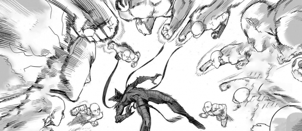 Omnidirectional Serious Punch milik Saitama (dok. Shueisha/ One Punch Man)