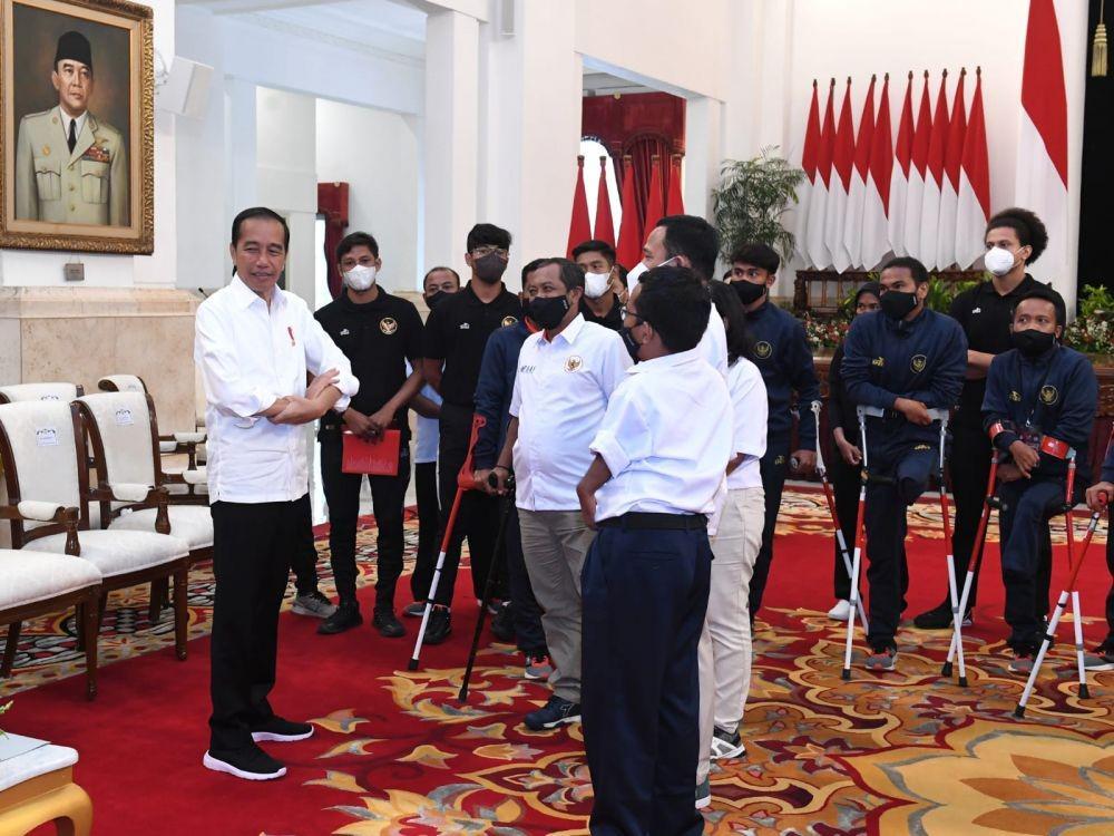Janji Jokowi Buat Dukung Timnas Amputasi di Piala Dunia 2022