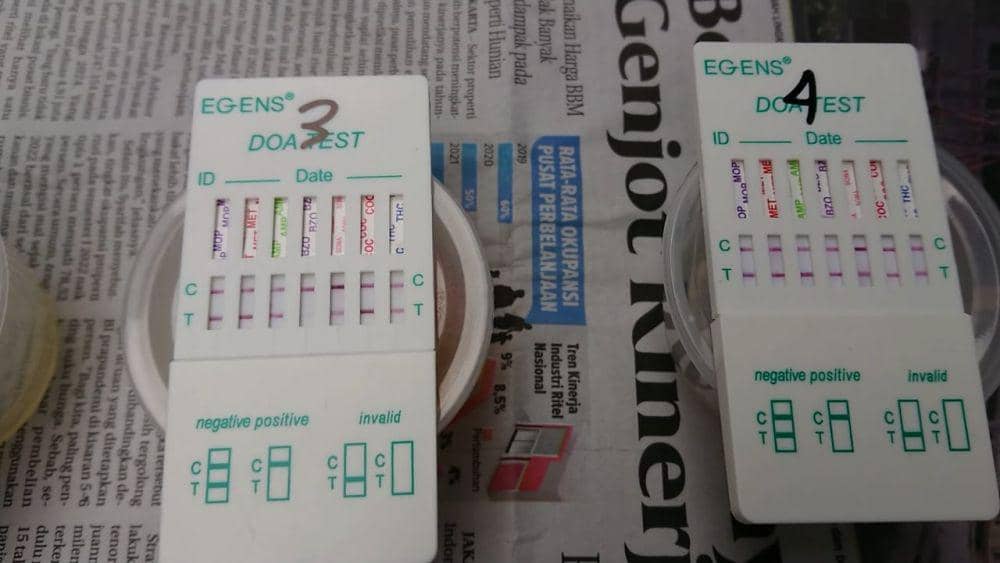Hasil tes urine ASN di Kantor Kecamatan Boyolangu. IDN Times/ Bramanta Pamungkas