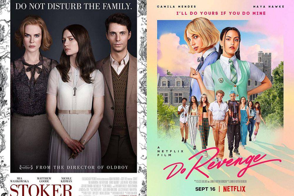 poster film Stoker dan Do Revenge (dok. Scott Free Productions/Stoker | dok. Likely Story/Do Revenge)
