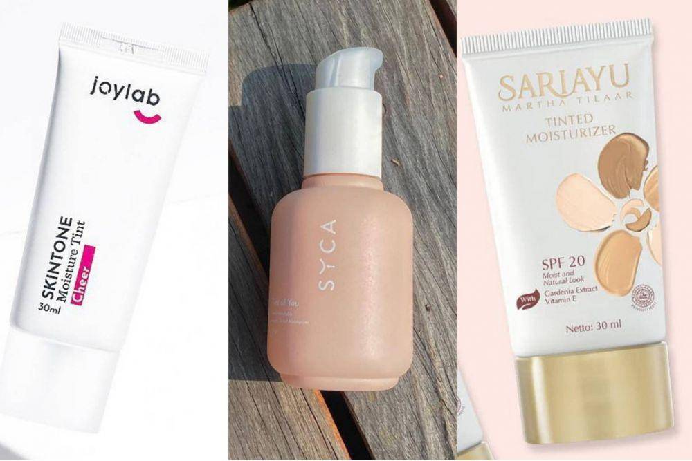 Tinted moisturizer (instagram.com/joylabbeauty/ |instagram.com/syca.official/ | instagram.com/sariayu_mt)