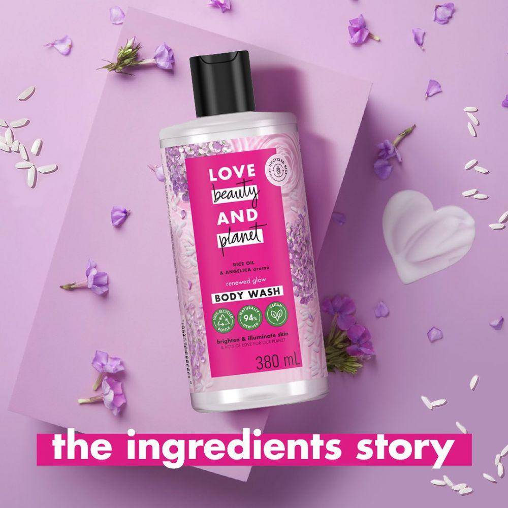 Love Beauty and Planet Rice Oil and Angelica Aroma Body Wash (instagram.com/lovebeautyandplanet_id)