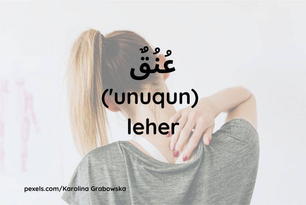 ilustrasi memegang leher (Dok.pribadi/Maisix Dela Desmita)