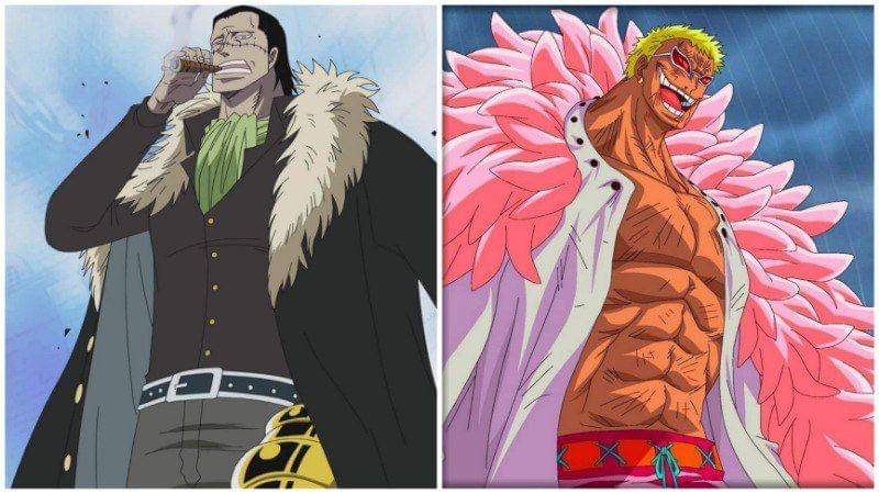 Crocodile dan Doflamingo. (Dok. Toei Animation/One Piece)