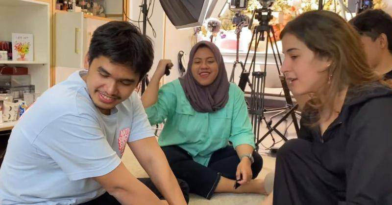 Tasya Farasya dan Galih, managernya (YouTube.com/tasya farasya)