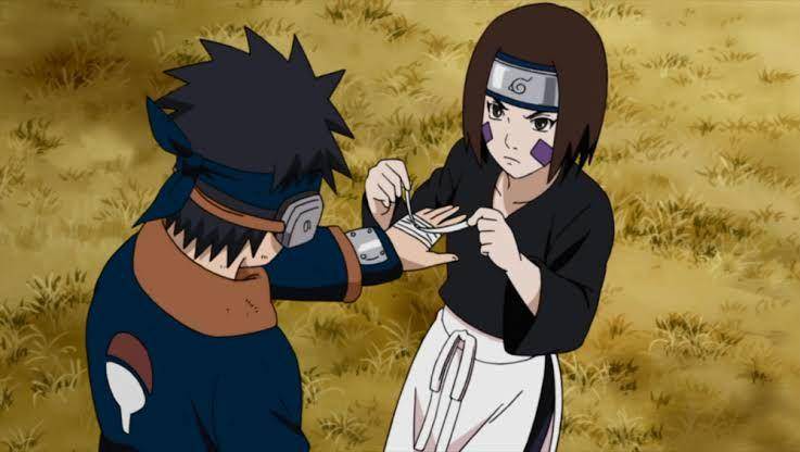Obito Uchiha dan Rin Nohara (dok. Pierrot/Naruto:Shippuden)