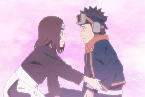 Obito Uchiha dan Rin Nohara (dok. Pierrot/Naruto:Shippuden)