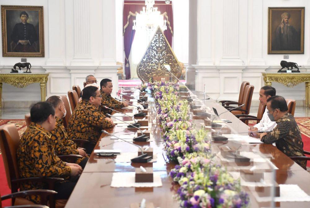 Bawaslu Temui Jokowi di Istana, Minta Dukungan Anggaran