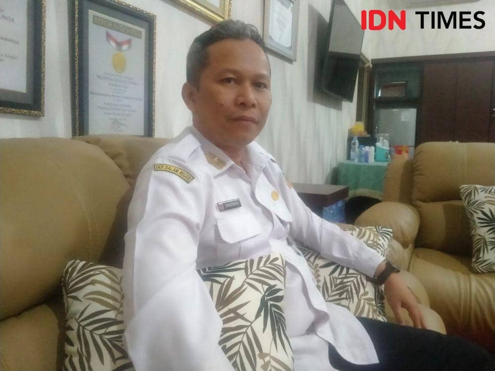 Kepala Dinas Kesehatan Provinsi Kalsel dr Diauddin, Jumat (23/9/2022). (IDN Times/Hamdani)