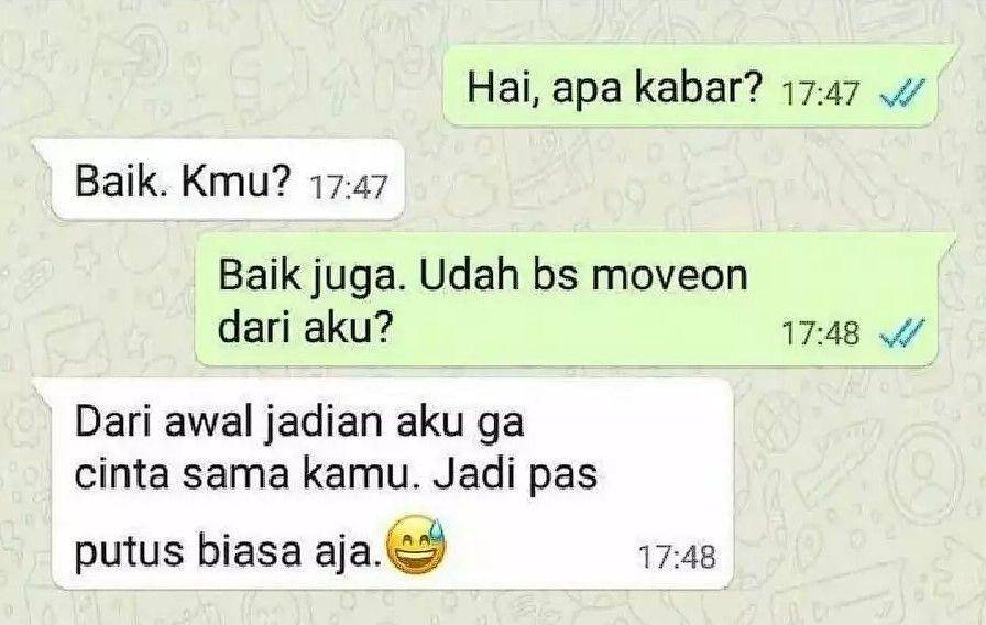 chat gagal ngajak balikan (twitter.com/txtdariwhatsap)
