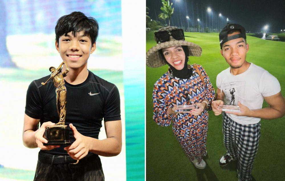 9 Potret Keluarga Gen Halilintar dan Prestasinya di Turnamen Golf