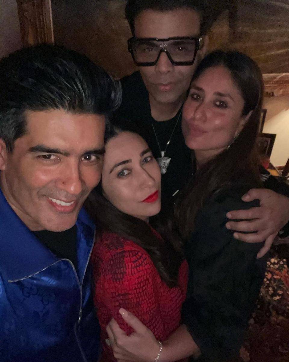 Kareena Kapoor dan sahabat. (instagram.com/manishmalhotra05)