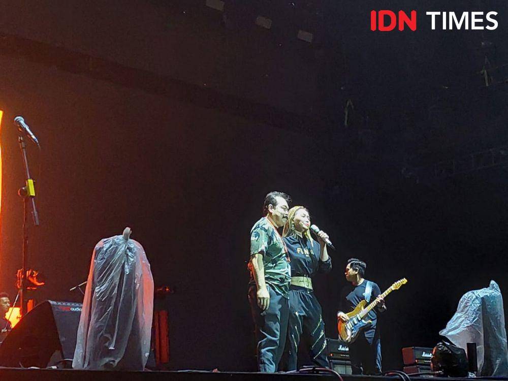 Inul Daratista dan Adam Suseno Day 1 di Gambir Expo, pada Jumat (23/9/2022)