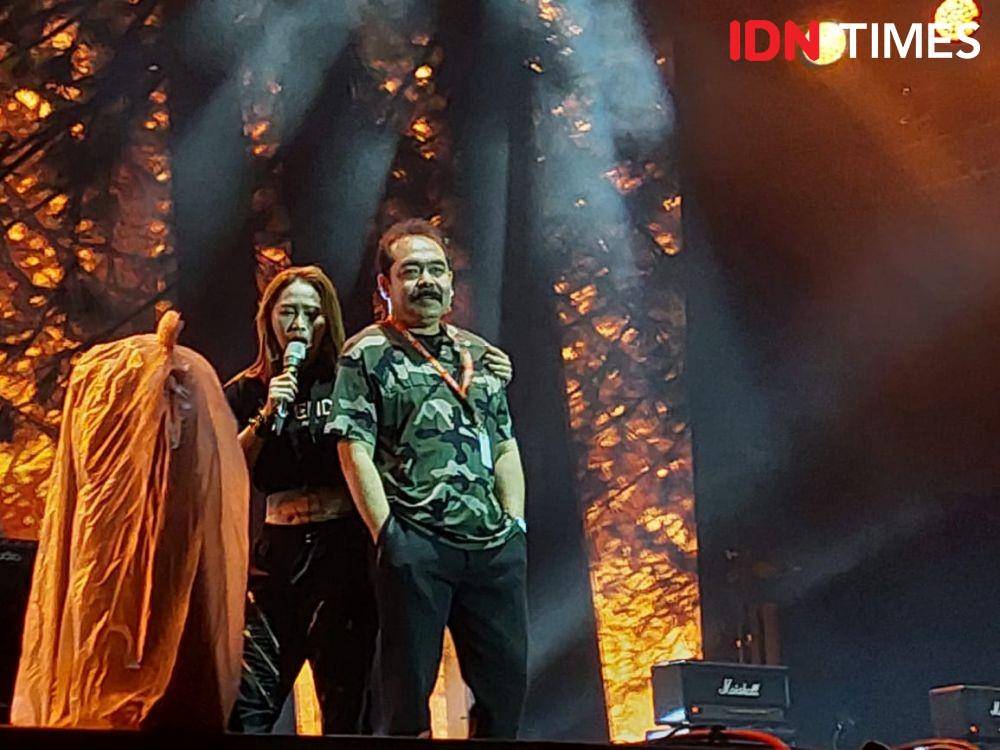 Inul Daratista dan Adam Suseno Day 1 di Gambir Expo, pada Jumat (23/9/2022)