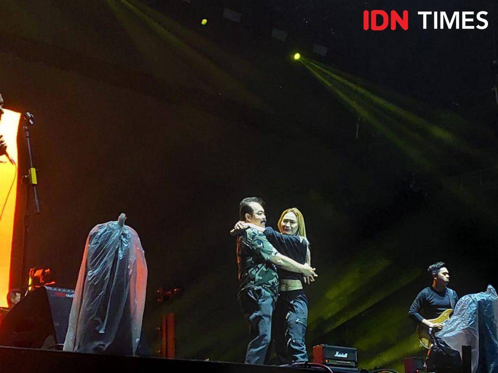 Inul Daratista dan Adam Suseno Day 1 di Gambir Expo, pada Jumat (23/9/2022)