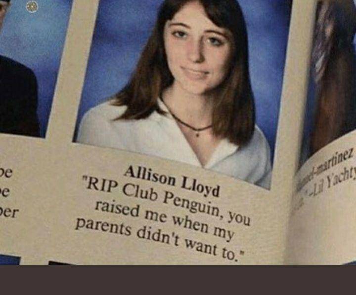 kata-kata 'savage' di buku tahunan (twitter.com/yearbookmeme)