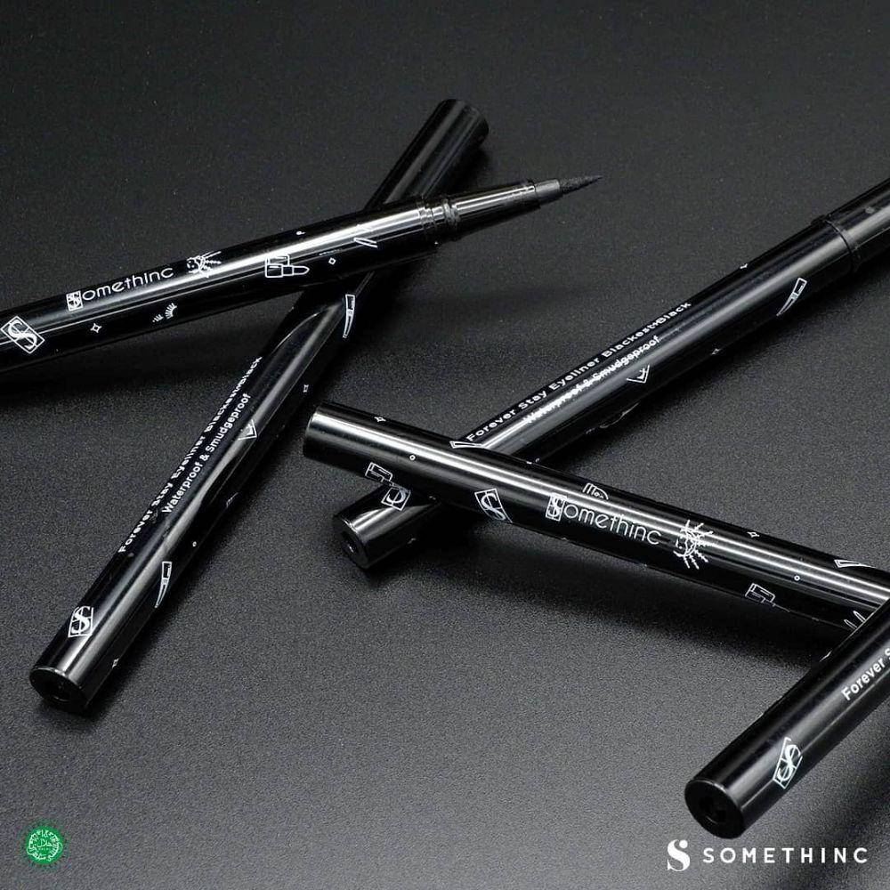 Somethinc Forever Stay Eyeliner Blackest Black Waterproof and Smudgeproof (instagram.com/somethincofficial)