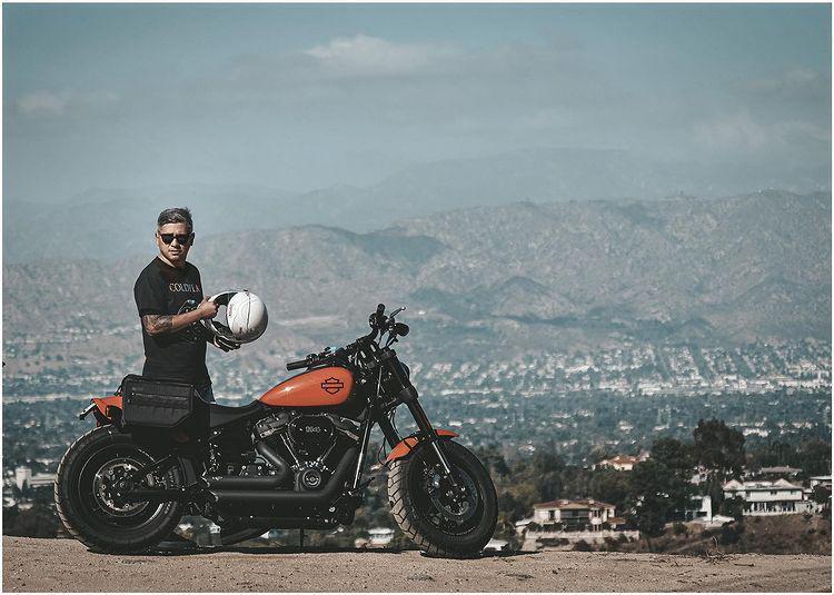 Gading Marten motoran di Amerika (instagram.com/gadiiing)