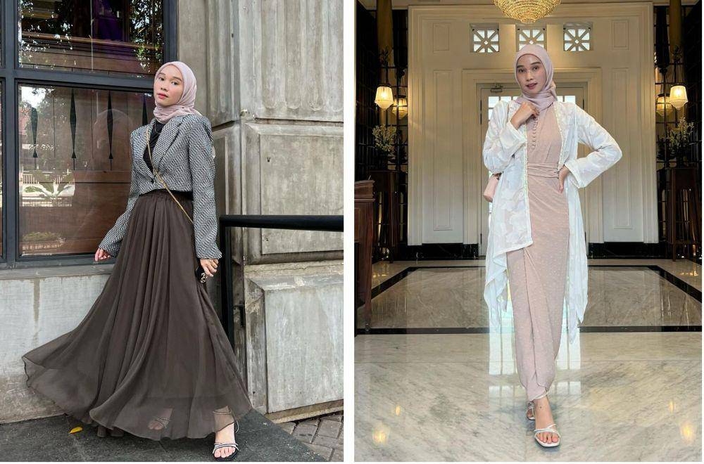 ide outfit untuk datang ke wisuda pacar ala Astri Ratnasari (instagram.com/nasriastri)