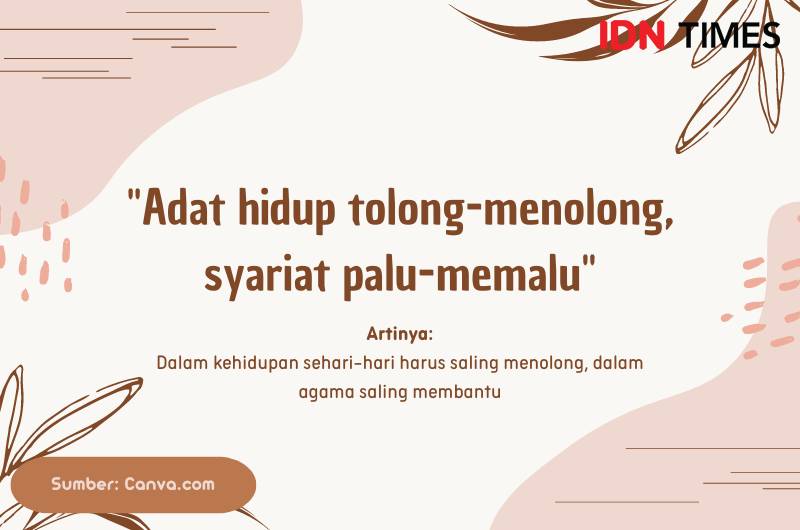 peribahasa tentang kerja sama (IDN Times/Fria Sumitro)