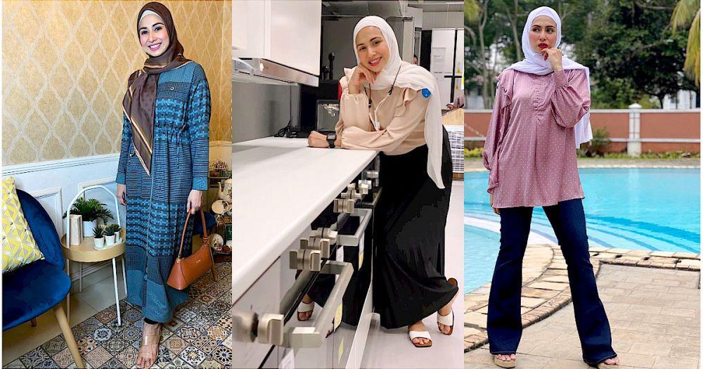 9 Inspirasi Ouftit Muslimah ala Deswita Maharani yang Kini Berhijab