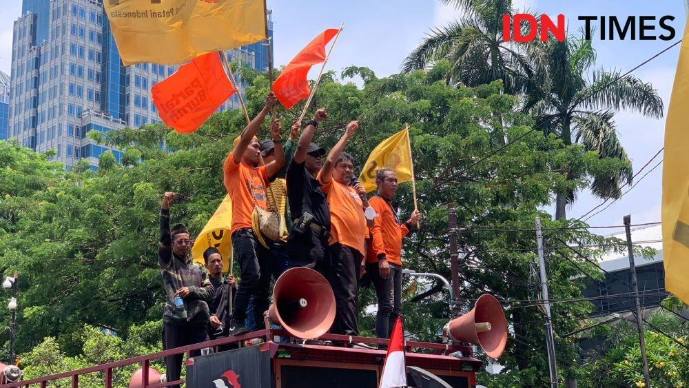 Di Depan Pendemo, Said Iqbal Janji Bagi-Bagi Tanah ke Petani